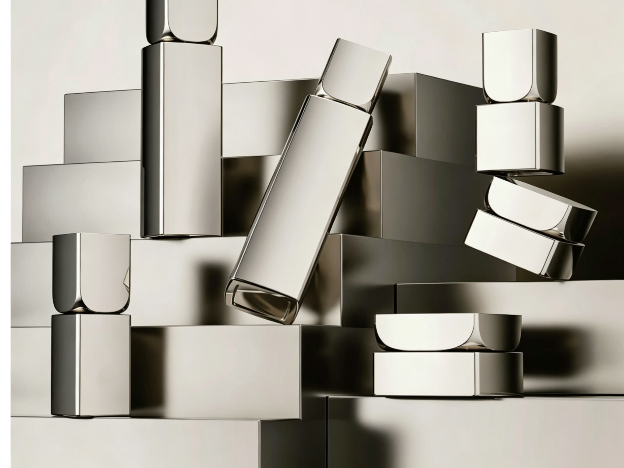 30/100/120ml Square Glass Skincare Set Bottle