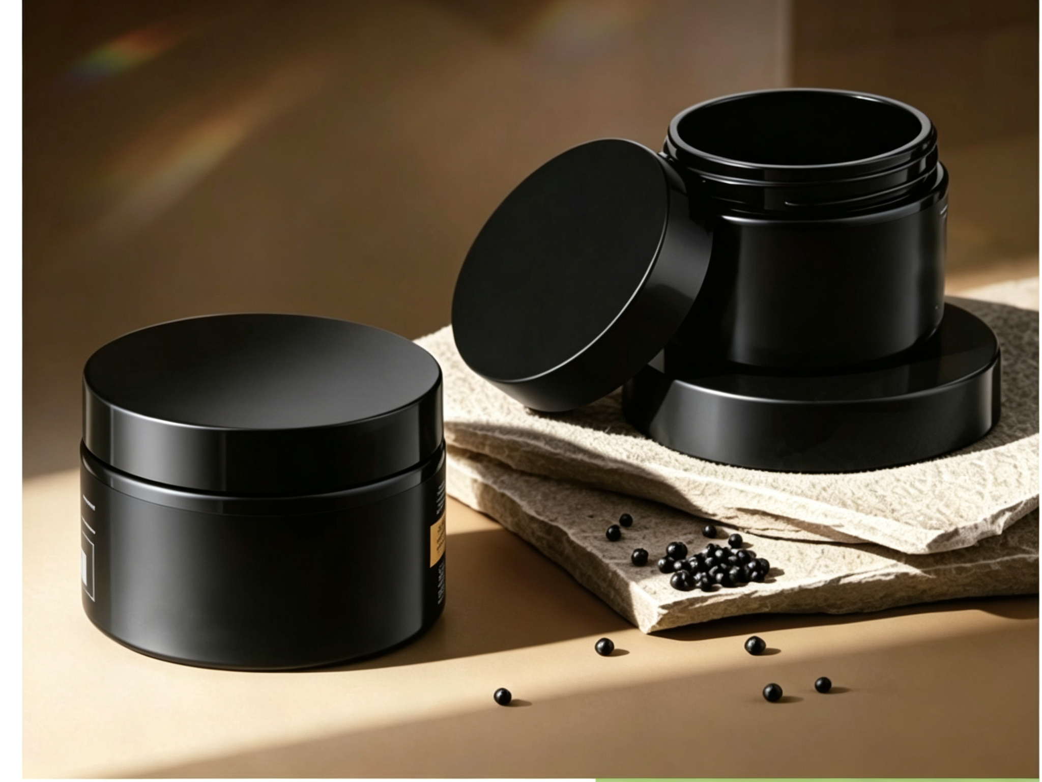 50g PETG Cream Jar (Matte Black)
