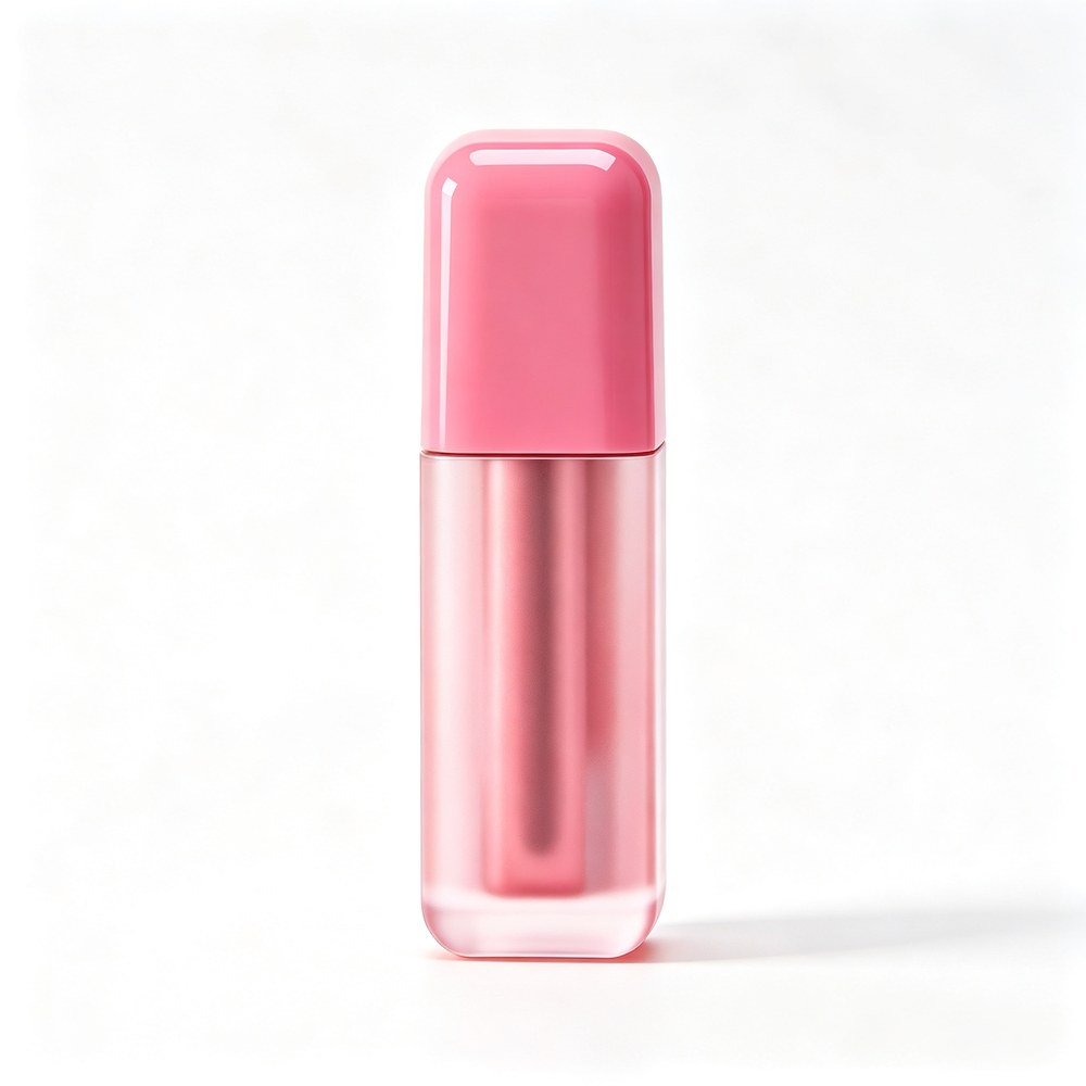Macaron Color Rounded Square PET Lip Gloss Bottle